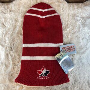 NWT Hockey Hockey NHL Canada Floppy Hat Beanie Red